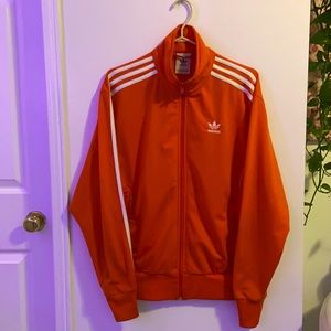 Orange Adidas Zip-Up! Size S
